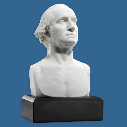 George Washington 6" Marble Bust 1 George Washington 6" Marble Bust