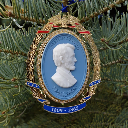 Abraham Lincoln Cameo Ornament 1 Abraham Lincoln Cameo Ornament