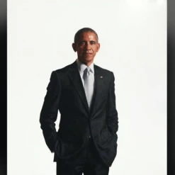 Barack Obama Portrait Print By Robert McCurdy