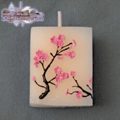Cherry Blossom Candles Set Of Four