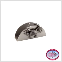 Pewter Crab Business Card Holder