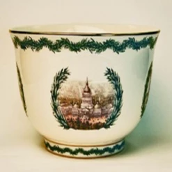 Four Stages Of Capitol Revere Porcelain Bowl