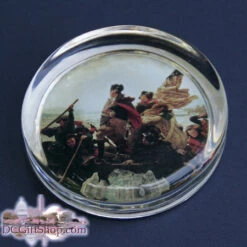 George Washington Crossing The Delaware River Paperweight