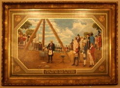 George Washington Laying The Cornerstone