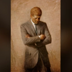 John F. Kennedy Portrait By Aaron Shikler