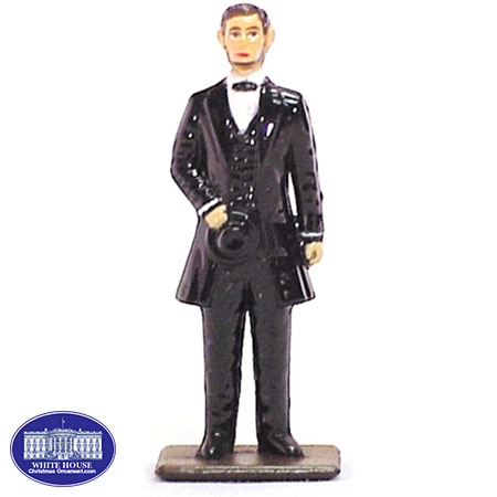 LINCOLN METAL PAINTED FIGURINE -US Gift Sales 2024 LINCOLN METAL PAINTED FIGURINE L