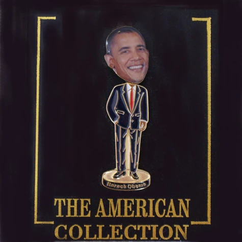 President Obama Bobble Head Pin 1 President Obama Bobble Head Pin