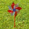 Red White And Blue Sparkle Pinwheel