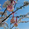 Sakura Peace Glass Balls (Set Of 3)