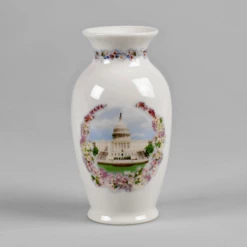 U.S. Capitol Cherry Blossom Porcelain Vase