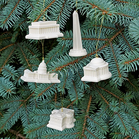 Washington DC Landmarks Ornament Set 1 Washington DC Landmarks Ornament Set