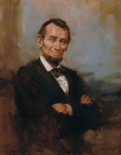 Abe Lincoln Smiling By Andy Thomas